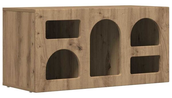 TV szekrény ELST 80 x 35 x 40 cm Artisan tölgy Faanyag