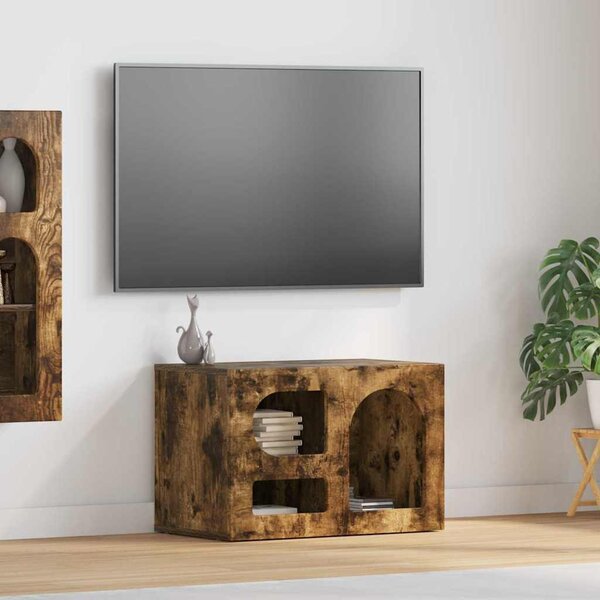 TV szekrény ELST 60 x 35 x 40 cm Füstölt tölgy Faanyag