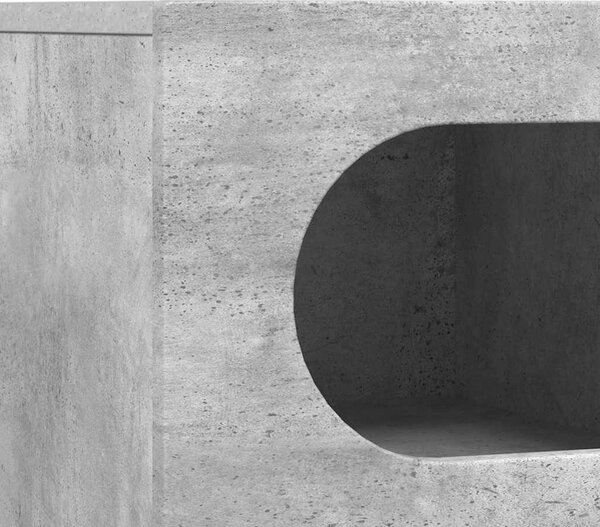 TV szekrény ELST 60 x 35 x 40 cm Beton Szürke Faanyag