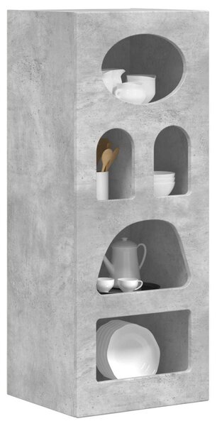 Széf Beton Szürke 40 x 35 x 100,5 cm Faanyag