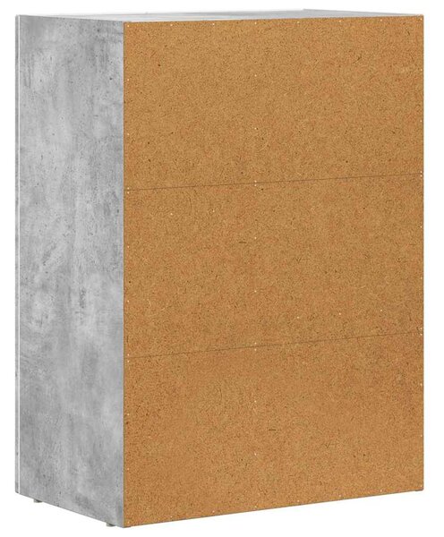 Széf Beton Szürke 59 x 35 x 80.5 cm Faanyag