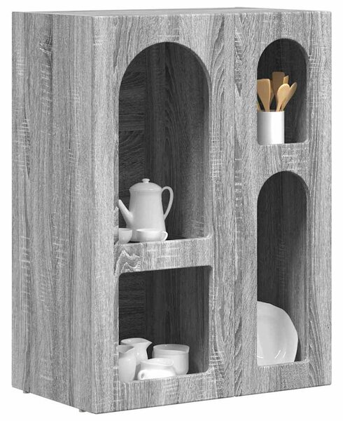 Széf Szürke Sonoma 59 x 35 x 80.5 cm Faanyag