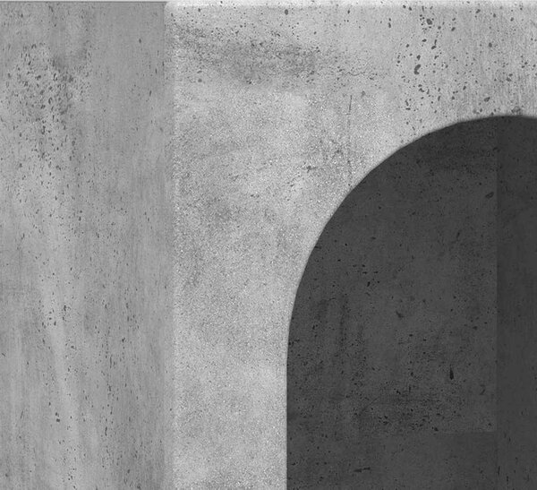 Széf Beton Szürke 59 x 35 x 80.5 cm Faanyag