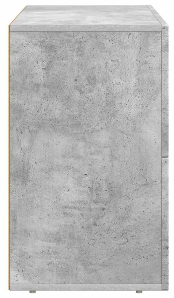 Széf Beton Szürke 80,5 x 35 x 59 cm Faanyag