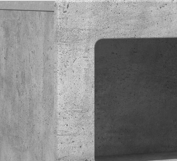 Széf Beton Szürke 80,5 x 35 x 59 cm Faanyag