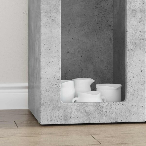 Széf Beton Szürke 59 x 35 x 100,5 cm Faanyag