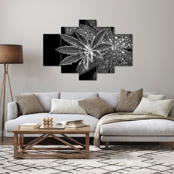Kép - Levelek cseppekkel (150x105 cm)