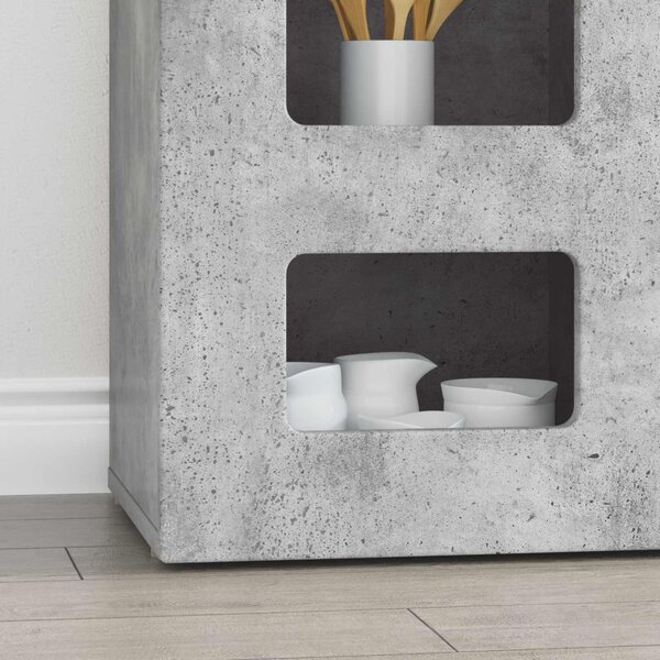 Széf Beton Szürke 100 x 35 x 59 cm Faanyag
