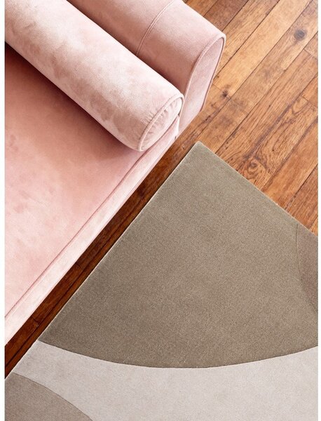 Bézs kézi szövésű gyapjú szőnyeg 120x170 cm Hackney Clarissa – Ted Baker
