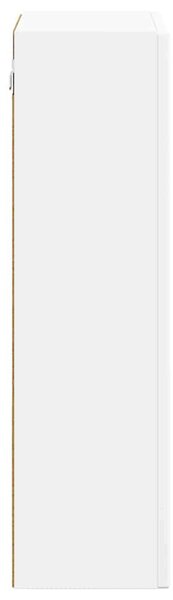 Függő szekrény polcokkal Fehér 59 x 20 x 71.5 cm Faanyag