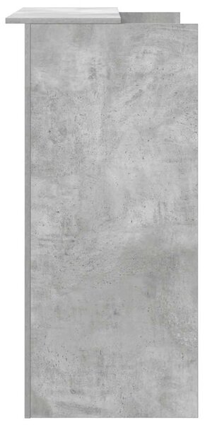 Recepciós pult betonszürke 100x50x103,5 cm szerelt fa