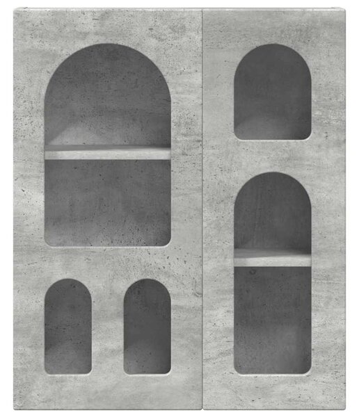 Függő szekrény ELST Betonszürke 59 x 20 x 71,5 cm Szerelt Fa