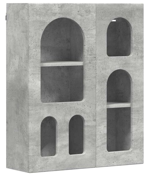 Függő szekrény ELST Betonszürke 59 x 20 x 71,5 cm Szerelt Fa