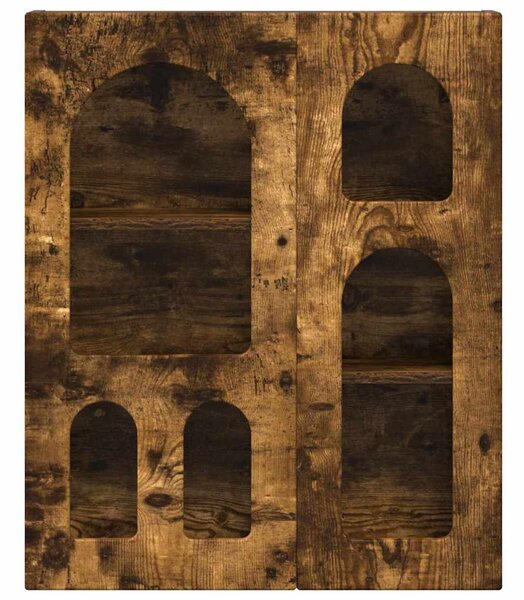 Függő szekrény ELST Füstölt tölgy 59 x 20 x 71.5 cm Faanyag