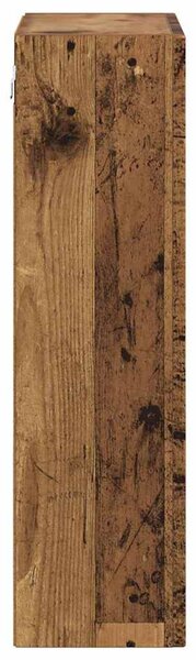 Függő szekrény polcokkal Öreg fa 59 x 20 x 71.5 cm Faanyag