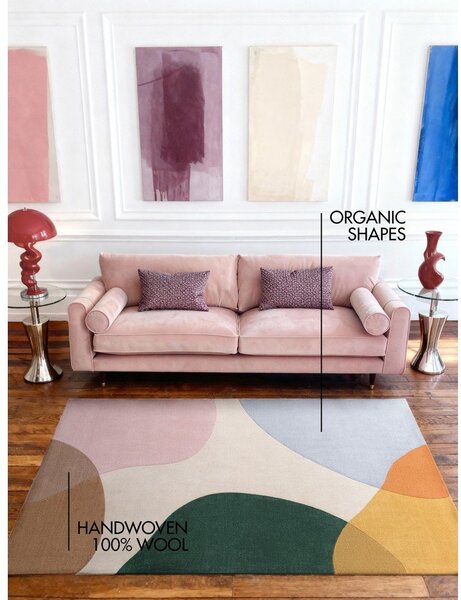 Kézi szövésű gyapjú szőnyeg 120x170 cm Hackney Clarissa – Ted Baker
