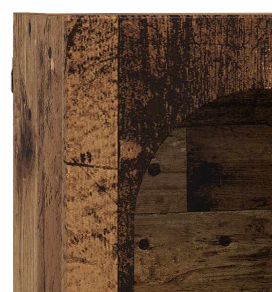 Függő szekrény polcokkal Öreg fa 59 x 20 x 71.5 cm Faanyag