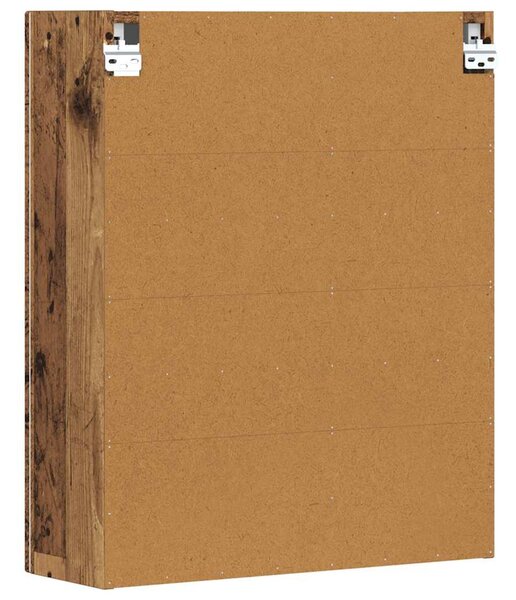 Függő szekrény polcokkal Öreg fa 59 x 20 x 71.5 cm Faanyag