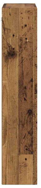 Függő szekrény polcokkal Öreg fa 59 x 20 x 100 cm Faanyag