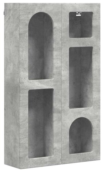 Függő szekrény ELST Betonszürke 59 x 20 x 100 cm Szerelt Fa