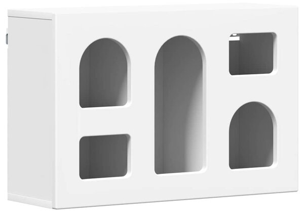 Függő szekrény polcokkal Fehér 60 x 20 x 40 cm Faanyag