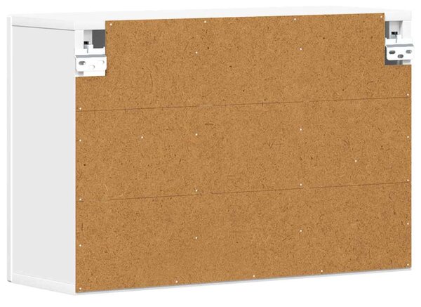 Függő szekrény polcokkal Fehér 60 x 20 x 40 cm Faanyag
