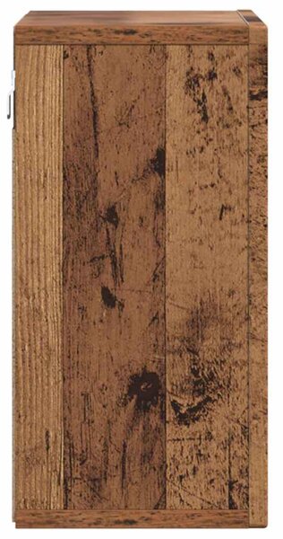 Függő szekrény polcokkal Öreg fa 60 x 20 x 40 cm Faanyag