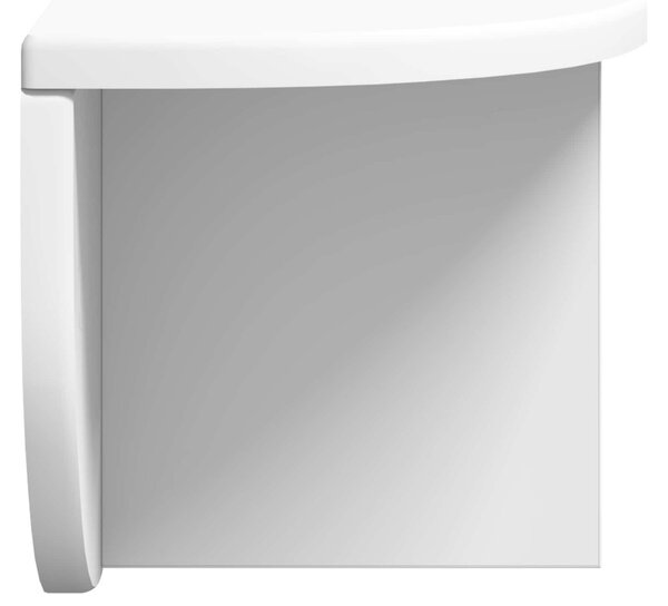 Falpolc Falra szerelhető Fehér 38 x 19 x 19 cm Faanyag