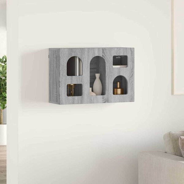 Függő szekrény ELST Szürke Sonoma 60 x 20 x 40 cm Szerelt Fa