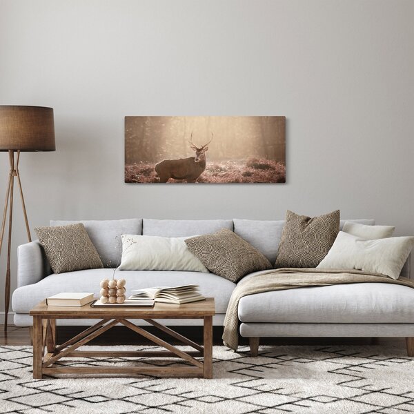Kép - Szarvas az erdőben (120x50 cm)