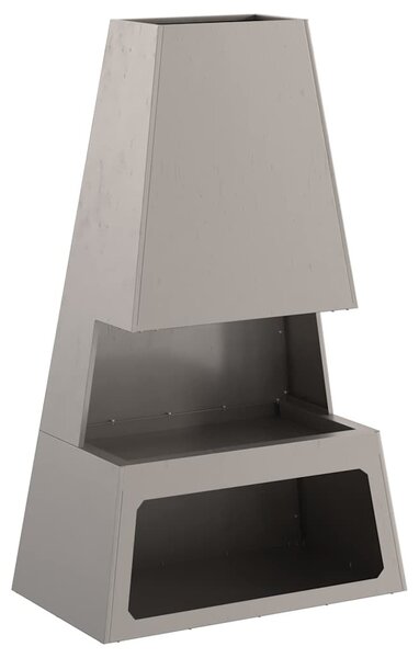 Tűzgyújtó tál Rozsdás 60 x 35 x 100 cm Időjárásálló acél