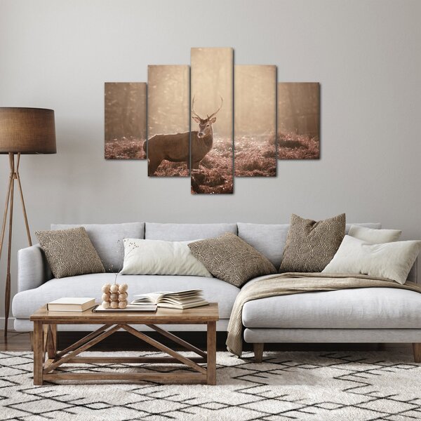 Kép - Szarvas az erdőben (150x105 cm)