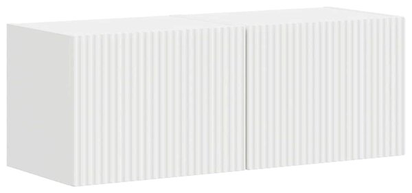 TV Fali Szekrény 2 pcs Fehér 60 x 31 x 29.5 cm Faanyag