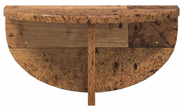 Falpolc Falra szerelhető Öreg fa 38 x 19 x 19 cm Faanyag