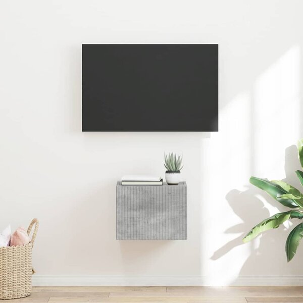 TV Fali Szekrény Beton 60 x 31 x 29.5 cm Faanyag