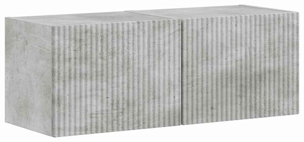 TV Fali Szekrény 2 pcs Beton 60 x 31 x 29.5 cm Faanyag