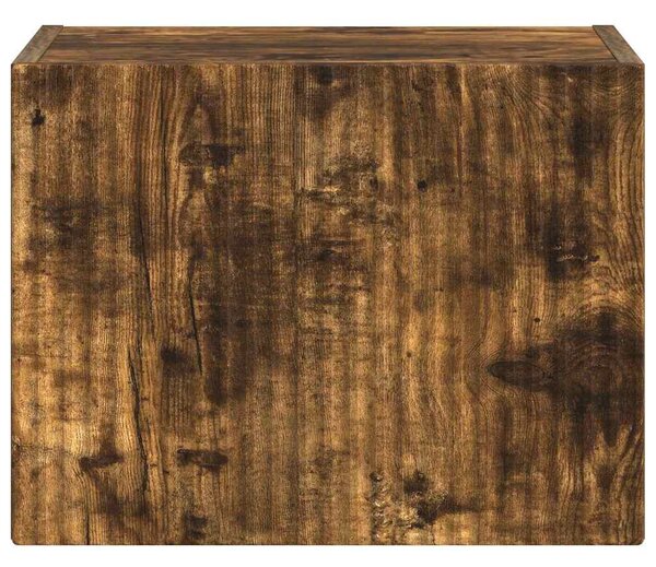 TV Fali Szekrény 39 x 31 x 29,5 cm Füstölt tölgy Szerelt Fa
