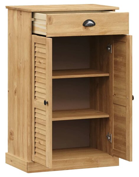VIGO tömör fenyőfa cipőszekrény 60x35x96 cm
