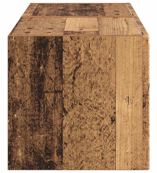 TV Fali Szekrény 2 pcs Öreg fa 60 x 31 x 29.5 cm Faanyag