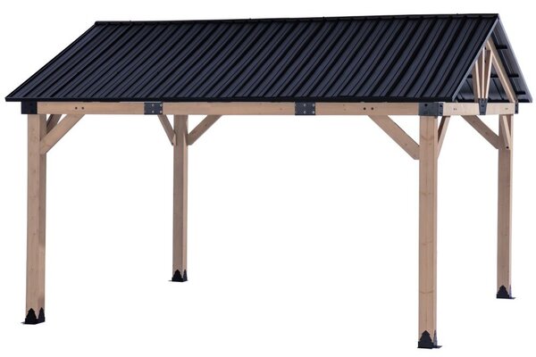 Atlanta fából készült kerti fészer 3,6 x 4,2 m CoverTech