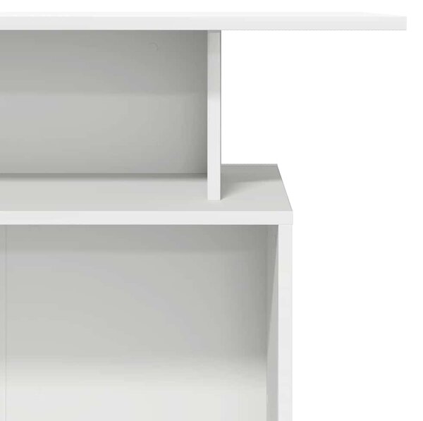 Recepciós pult fehér 100x40x104 cm szerelt fa