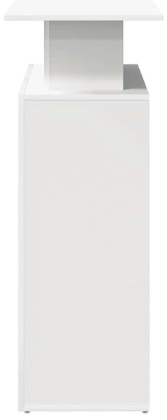 Recepciós pult fehér 100x40x104 cm szerelt fa