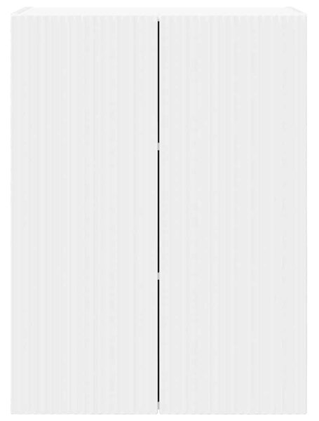 TV Fali Szekrény Fehér 59,5 x 31 x 80 cm Faanyag