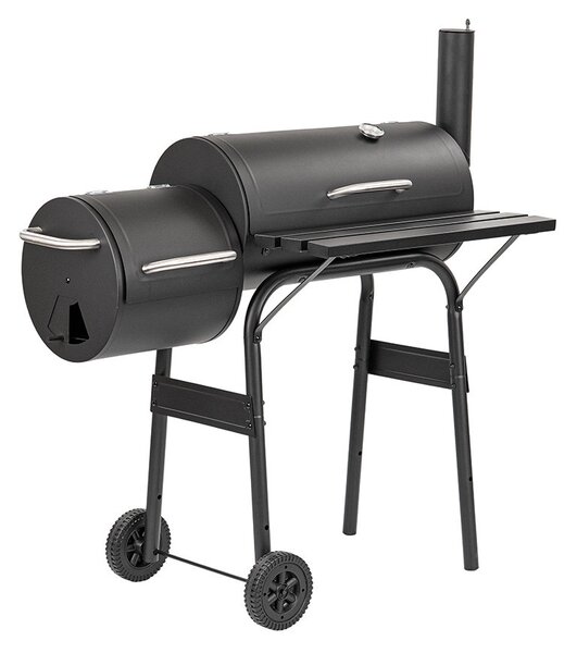 Faszenes kerti grillsütő füstölővel