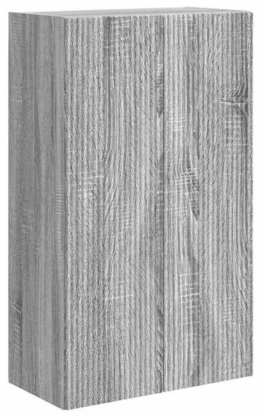 TV Fali Szekrény Szürke Sonoma 59,5 x 31 x 100 cm Faanyag