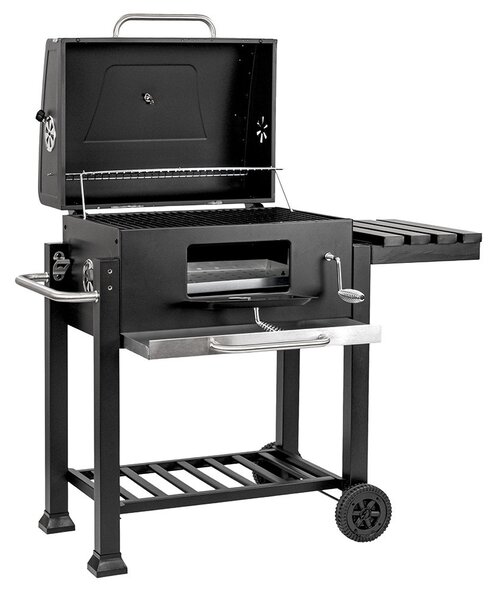 Multifunkciós faszenes kerti grillsütő