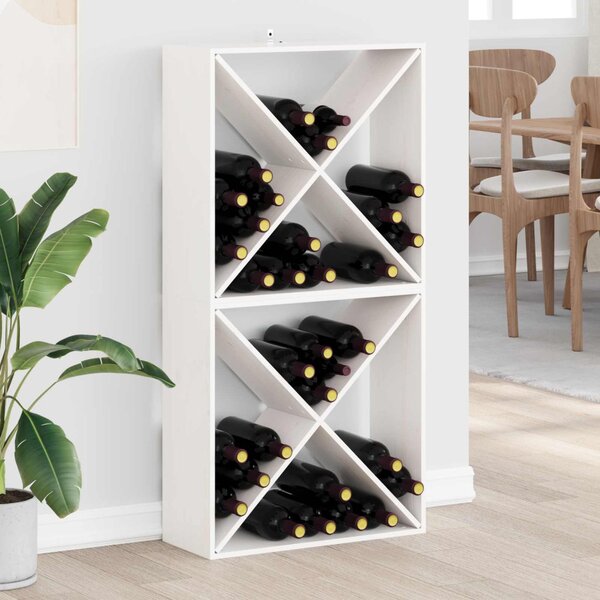 Borágas 2 pcs Fehér 62 x 25 x 62 cm Tömör fenyőfa