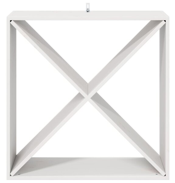 Borágas 2 pcs Fehér 62 x 25 x 62 cm Tömör fenyőfa