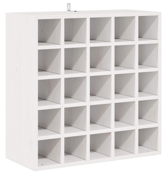 Borágas 2 pcs Fehér 56 x 25 x 56 cm Tömör fenyőfa