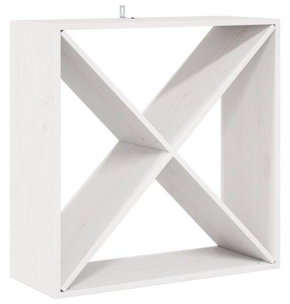 Borágas 2 pcs Fehér 62 x 25 x 62 cm Tömör fenyőfa
